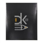 Тетрадь 48л., клетка Alingar "Black metallic"  1/8