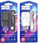 Сетевое зарядное устройство Hoco  C96A, с кабелем USB-A (1 порт), 5V, 2,1A