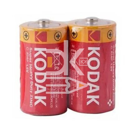 Батарейка Kodak R14 солевая, 2SHR, 1,5V  1/24