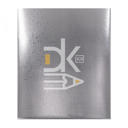 Тетрадь 48л., клетка Alingar "Silver metallic"  1/8