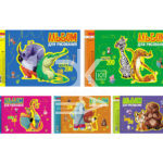 Альбом для рисования 24л., на гребне Hatber "Happy ZOO"