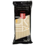 Пластилин скульптурный Аква-Колор "Изостудия" №2, белый, твердый, 240г