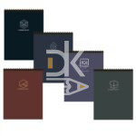 Блокнот А6, гребень, Asmar, Soft touch, 48л., клетка, "A deep touch", ассорти