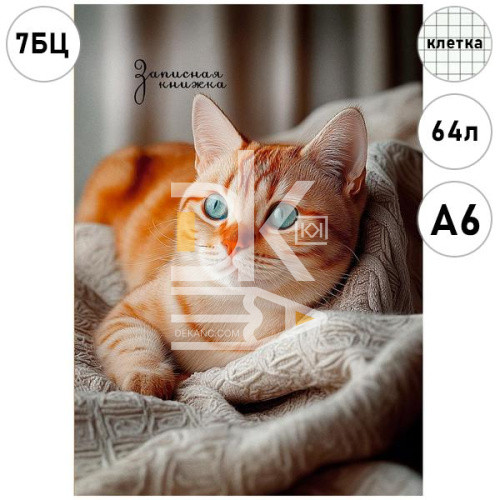 Блокнот, А6, 64л., обл. тверд. лак., на сшивке, Проф-Пресс " Фото котика-2" Блокнот, А6, 64л., обл. тверд. лак., на сшивке, Проф-Пресс " Фото котика-2"