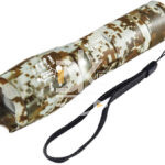 Фонарь ручной металлич., USB, YD-240H, камуфляж, шнур type-C, боковая панель, 3 цв пластиков. короб.