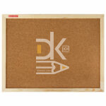 Доска пробковая Brauberg Wood, 45*60см, деревянная рамка