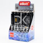 Ручка гелевая стираемая Ellot черная, 0,7мм