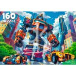 Пазл 160 эл. Рыжий кот "МОЩНЫЙ ТРАНСФОРМЕР"