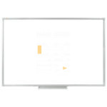 Доска магнитно-маркерная STAFF Profit, 100*150см, алюминиевая рамка, полочка