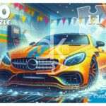 Пазл 60 эл. Рыжий кот "АВТОМОЙКА"