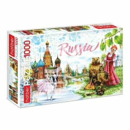 Пазл 1000 эл. Hatber "Вокруг света Россия"