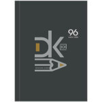 Книга учета  А4 96л., клетка, 7БЦ, Проф-Пресс "Графит- 2"