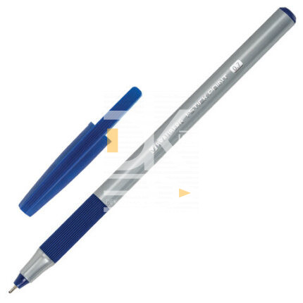 Ручка шариковая BRAUBERG "i-STICK POINT", СИНЯЯ  ассорти., узел 0,7 мм, линия письма 0,35мм