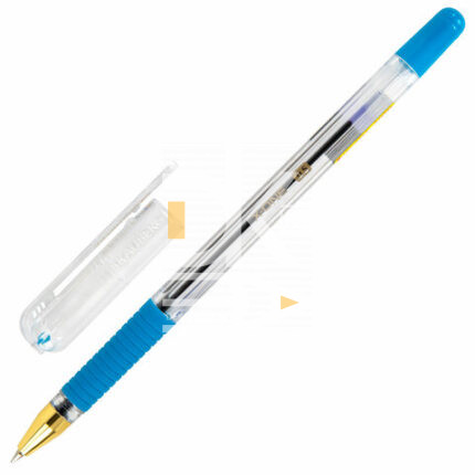 Ручка шариковая BRAUBERG "X-ONE", СИНЯЯ корпус прозрачный., узел 0,5 мм, линия письма 0,35мм