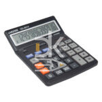 Калькулятор настольный deVente DD-9914, 14 разр., двойн. питан., 154*203*25мм, регулируемый , черный