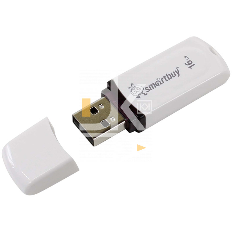 Флеш 16 GB SmartBuy USB Flash Drive Paean 2.0 белый Флеш 16 GB SmartBuy USB Flash Drive Paean 2.0 белый