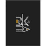 Дневник Проф-Пресс, твердая обложка, 40л., 1-11кл., "Дизайн на черном-1", софт-тач, выборочный УФ-ла