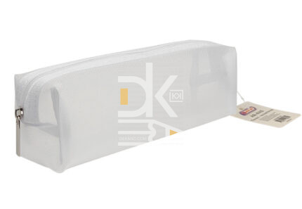 Пенал-косметичка Asmar, "Органза", 20х5х6см, цвета-ассорти (белый, серый, черный